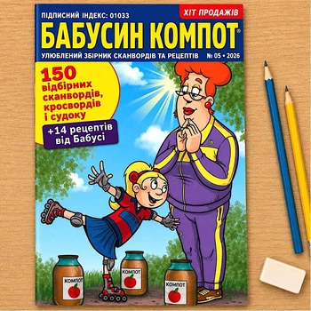 Кроссворды Бабушкин Компот рус язык №05/2026