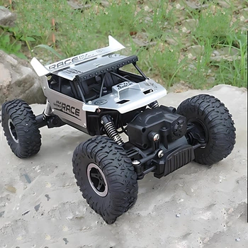 Радиоуправляемая модель багги Rock Buggy 4x4 — скоростной внедорожник с полным приводом для бездорожья, масштаб 1:18, RTR комплект