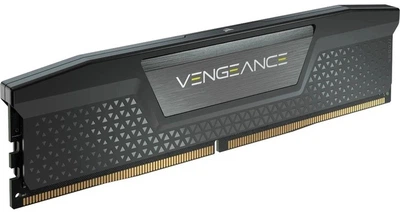 Модуль пам'яті для комп'ютера DDR5 32GB 5200 MHz Vengeance Black Corsair (CMK32GX5M1B5200C40)