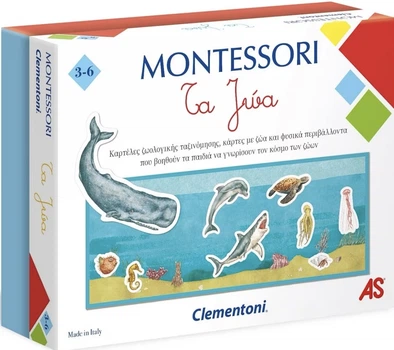 Gra edukacyjna Clementoni Montessori Zwierzęta 3-6 lat (1024-63224) (8005125632244)