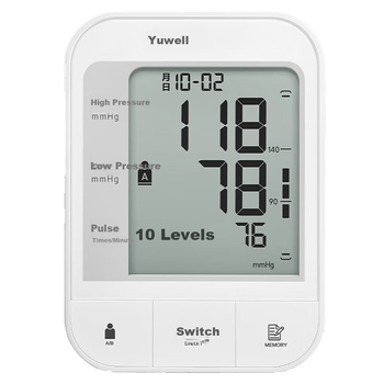 Электронный тонометр Yuwell, высокоточное измерение, интеллектуальное голосовое оповещение, двойная память, для домашнего использования пожилыми людьми, прибор для измерения артериального давления на плече, YE670CR