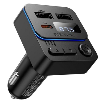 FM модулятор MP3 с USB и прикуривателем для автомобиля Borofone BC60