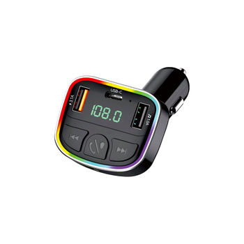 FM модулятор MP3 зарядное устройство 3.0A 2USB черный Earldom ET-M118
