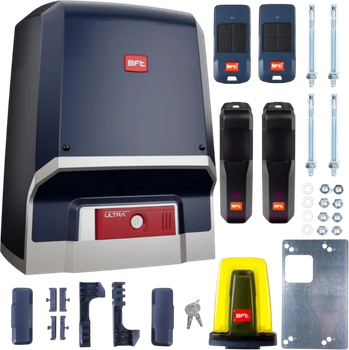 Zestaw automatyki do bram przesuwnych BFT ARES ULTRA BT B1000 KIT INT 1000 kg (2618286)