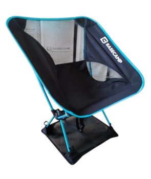 Крісло кемпінгове BaseCamp Compact M Black/Blue чорне/синє
