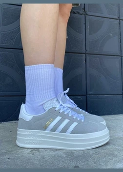 Кросівки жіночі Gazelle Bold Grey/White 40 (25,5см) ( adi-0320)