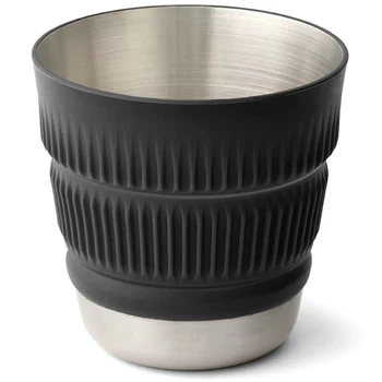 Чашка складная Sea to Summit Detour Stainless Steel Collapsible Mug, Beluga Black