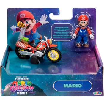 Ігровий набір Jakks Pacific The Super Mario Galaxy Movie з мотоциклом та фігуркою Mario (192995432338)