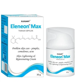 Крем от акне и морщин с третинином 0.1% elegant eleneon max cream 30 г