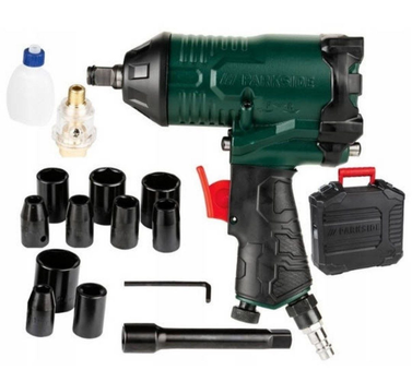 Пневматический ударный гайковерт PARKSIDE PDSS 310 C6 1/2", 310 Нм, с набором головок