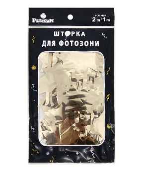 Фотозона 2м х 1м, "Звезда глянцевая" шампань Бежевый Pelican (872204)