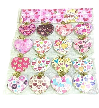 Открытки "Сердечки" 5,5 х 7см 128шт/уп (528)