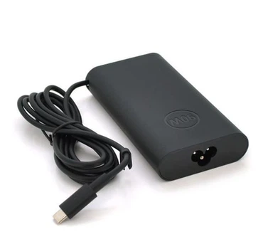 Блок питания для ноутбука Merlion для ноутбука DELL 90W штекер Type-C, длина 0,9м + кабель питания (LDL90 / Type-C)