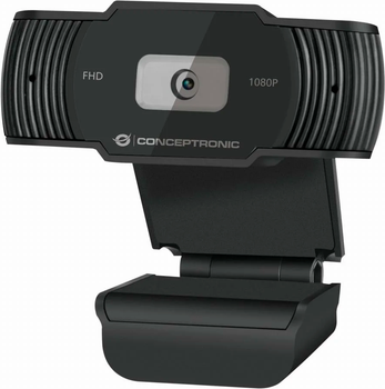 Kamera internetowa Conceptronic AMDIS 1080P FHD Black (100753007101)