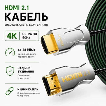 Оптический кабель HDMI 4K 8K AOC Stone переходник адаптер (ST-AOC8K-50m)