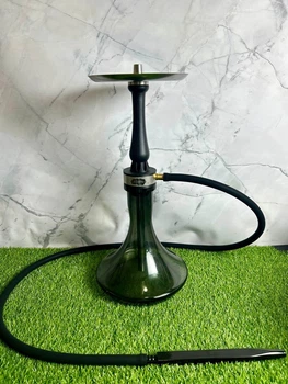 Кальян ATMOS Wood Black, 49 см, нержавеющая сталь и дерево