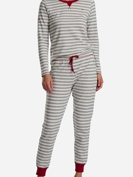 Піжама (лонгслів + штани) жіноча бавовняна Tommy Hilfiger 919074303 L Сіра (1161121586)