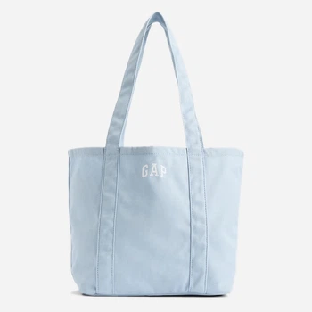 Сумка шоппер женская тканевая Gap 363072879 Голубая (1161261797)