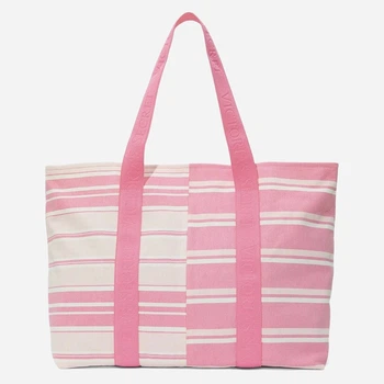 Сумка шоппер жіноча тканинна Victoria's Secret 930022803 Рожева (1161371600)