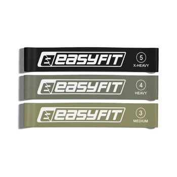 Резинки для фитнеса MonoBand EF-1812-GY 5-15 кг, набор 3 шт EasyFit EF-1812-GY
