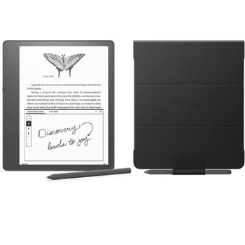 Электронная книга Amazon Kindle Scribe 16GB Premium Pen, экран 10.2` с теплой подсветкой + чехол (Black Fabric Cover)