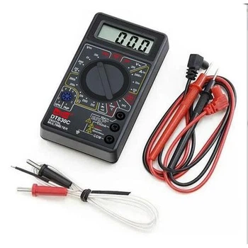 Мультиметр HAOYUE DT830C black, 9V, щупы, термопара