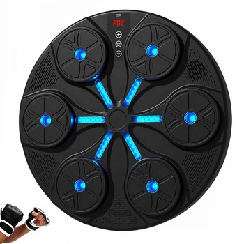Музыкальный Тренажер Для Бокса Настенный Детский С Bluetooth Интерактивная Груша С Перчатками (401401)