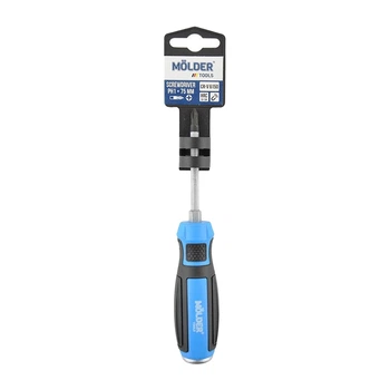 Отвертка крестообразная ударная Molder MT33101 PH1*75 мм