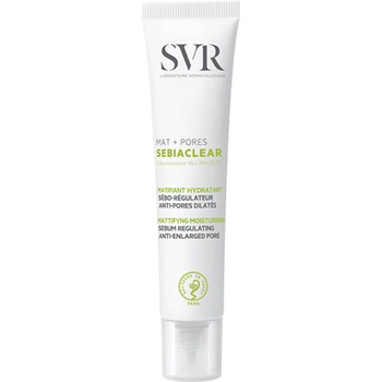 Крем для лица SVR Sebiaclear Mat + Pores матирующий и поросужающий для комбинированной и жирной кожи 40 мл
