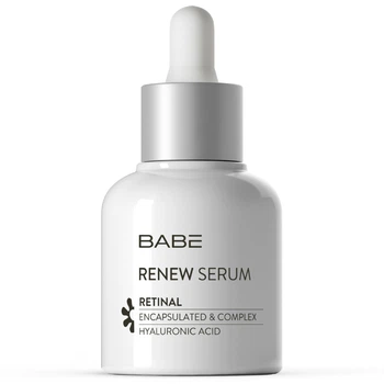 Сироватка для обличчя Babe Laboratorios Оновлююча з ретиналем від зморшок 30 мл