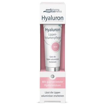 Бальзам для губ Medipharma Cosmetics Hyaluron Rose для объема 7 мл