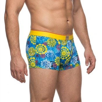 Мужские трусы BaMeiNu BP-5031 XL боксеры голубой цветы