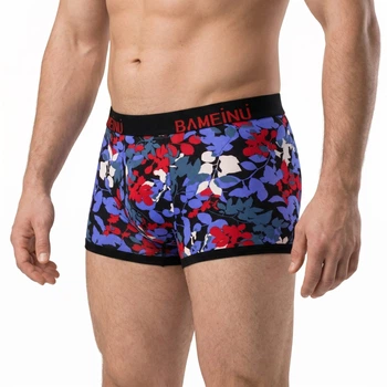 Мужские трусы BaMeiNu BP-0589 XL боксеры черный цветы