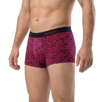 Мужские трусы BaMeiNu BP-0547 L боксеры малиновый кружочки