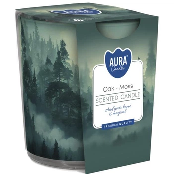 Свеча ароматичная Aura (Bispol) Дуб - Моос (27674)