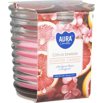 Свеча ароматичная Aura (Bispol) Цитрусовый бриз (27692)