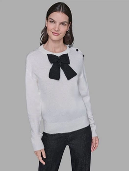 Джемпер жіночий Karl Lagerfeld 388408266 XL Молочний (1161391768)