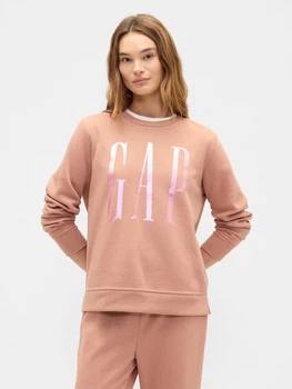 Свитшот на флисе женский GAP 51238405 XS Коричневый (1161180033)