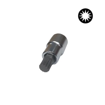 Біта 6-ти гранна Toptul в голівці під 1/2" Spline M8