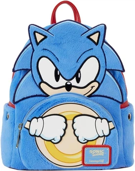 Рюкзак Їжачок Соник Sonic the Hedgehog Plush Cartoon Backpack Kids School Bag Loungefly