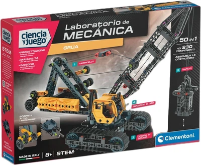 Конструктор Clementoni Laboratorium mechaniki Гусеничний кран (8005125556267)