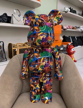 Статуетка Bearbrick Medicom Jimmy Onishi Jungle's Song 1000% Multi без коробки 70 см