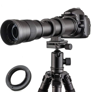 Телеобъектив JINTU 420-800 мм F/8.3–16 для фотоаппаратов