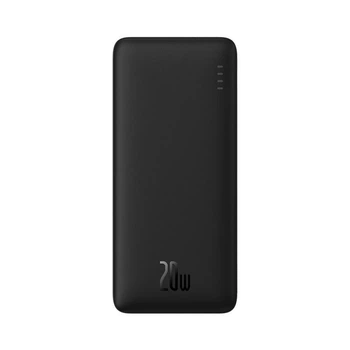 Павербанк Baseus 30000mAh 20W Павербанк Baseus Airpow зі швидкою зарядкою, Портативний зовнішній акумулятор, порти 1USB/1Type-C/Micro USB, LED-індикатор (PPQD090101) Чорний