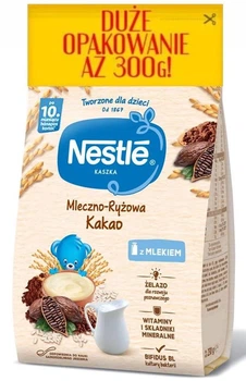 Nestle молочно-рисова каша з какао для дітей від 10 місяців, 300 г