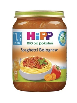 Дитяче пюре HiPP BIO Спагеті Болоньєзе від 1 року 250 г