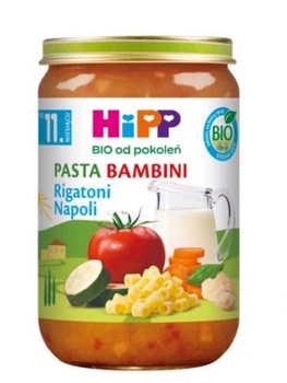 Дитяче пюре HiPP BIO Pasta Bambini Ригатоні Наполі від 11 місяців 220 г