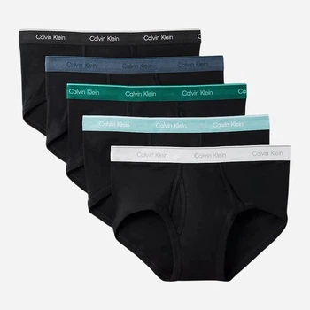 Набор трусов брифов мужских хлопковых Calvin Klein 68742798 L 5 шт Черный (1161218967)
