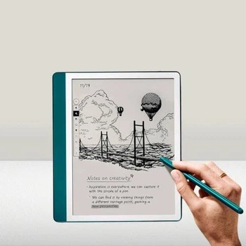 Электронная книга Amazon Kindle Scribe 2nd Gen 16 GB 2025 Черный с чехлом (KindleScribe2Gen16)