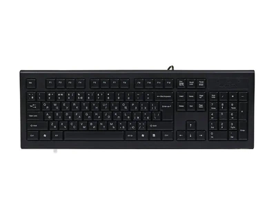 Клавиатура A4Tech KR-85 PS/2 (Black), Comfort Key черная